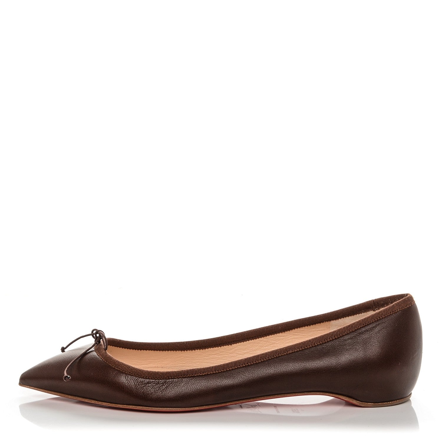 Christian Louboutin Nappa Solasofia Toudou Flats 39.5 Nude 7 1 of 7