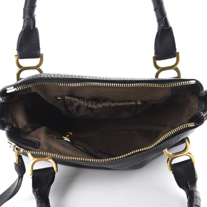 Chloe Calfskin Medium Marcie Satchel Black 4 of 19