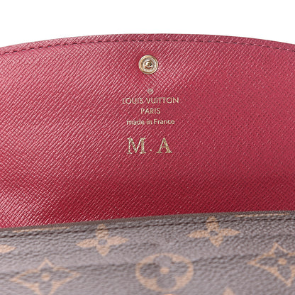 Louis Vuitton Monogram Emilie Wallet Fuchsia 7 of 9