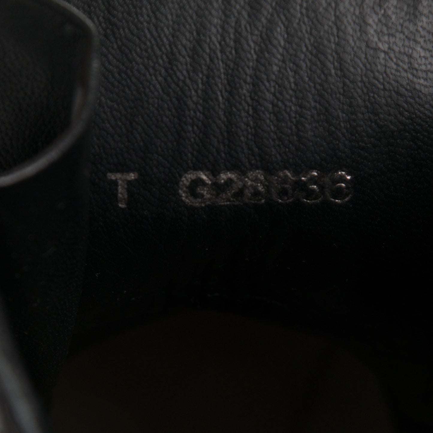 Calfskin Combat Boots 39.5 Black