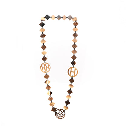 Hermes Buffalo Horn Lacquer Lena Necklace 3 of 6