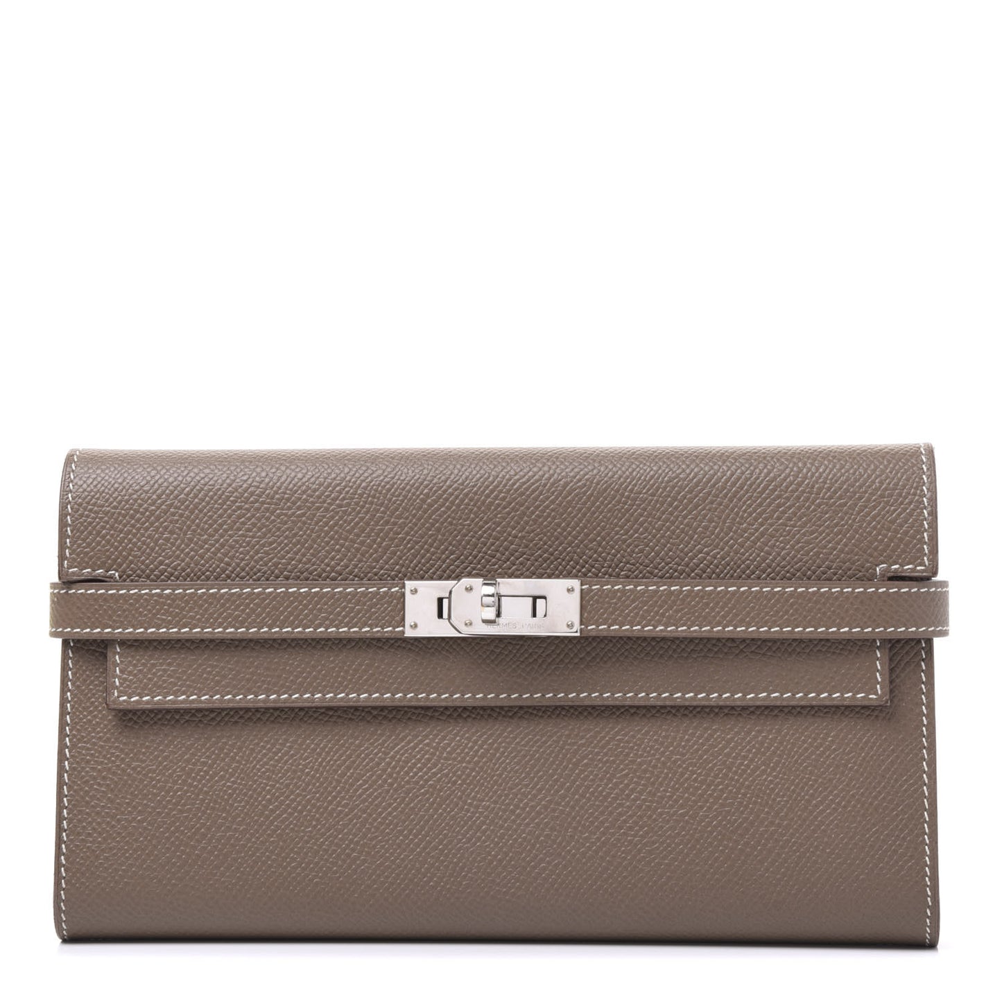 Epsom Kelly Longue Wallet Etoupe