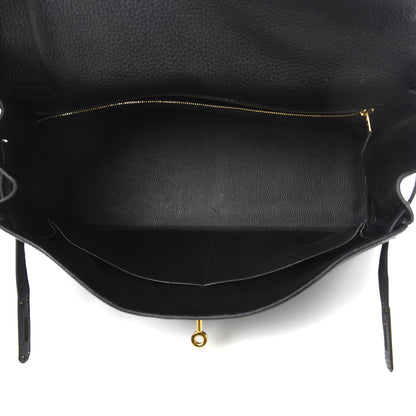 Hermes Togo Kelly Retourne 35 Black 5 of 16