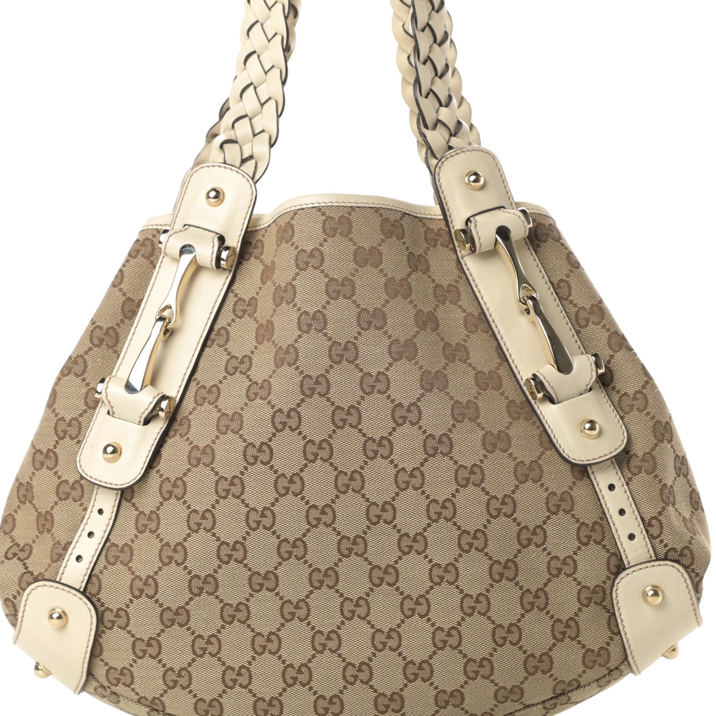 Monogram Small Pelham Shoulder Bag Off White