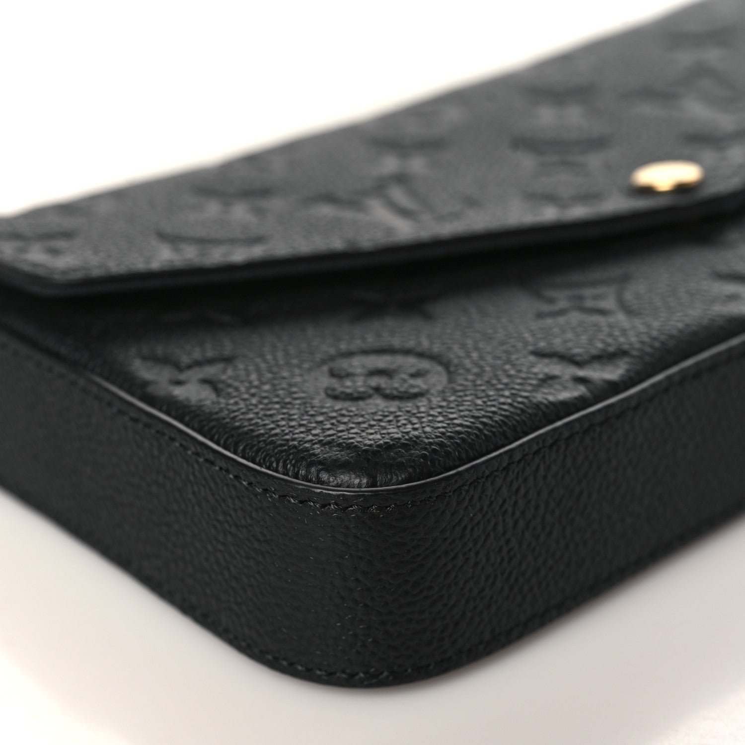 Louis Vuitton Empreinte Pochette Felicie Chain Wallet Black 9 of 11