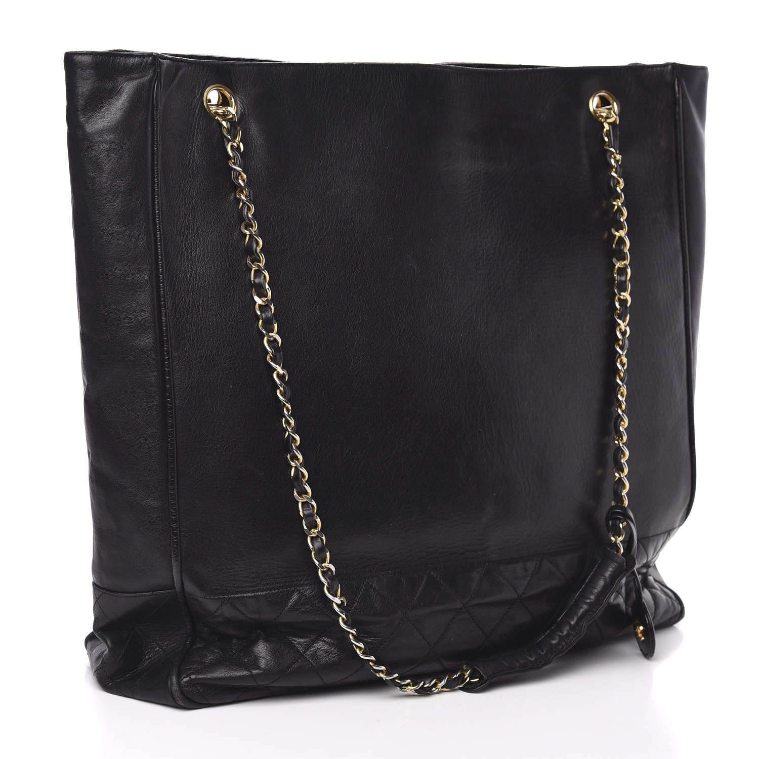 Chanel Lambskin Quilted Shoulder Bag Black 2 of 18