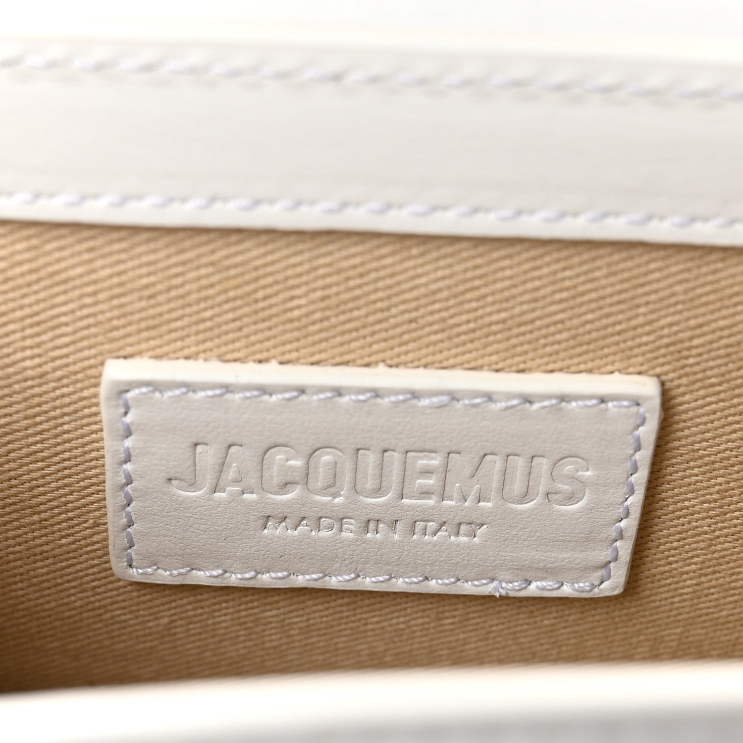 Jacquemus Smooth Calfskin Le Chiquito White 6 of 9