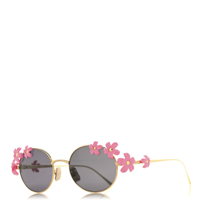 Loewe Metal Daisy Field Sunglasses LW40173U Gold Pink 1 of 7