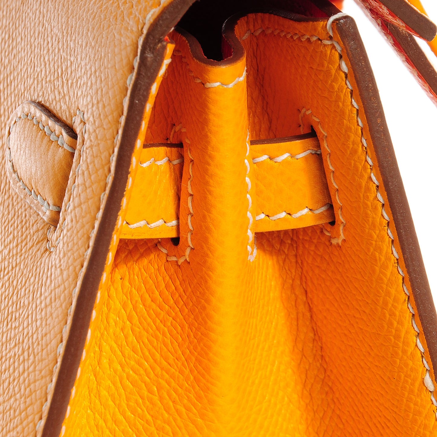 Epsom Candy Kelly Sellier 25 Jaune d'Or Feu