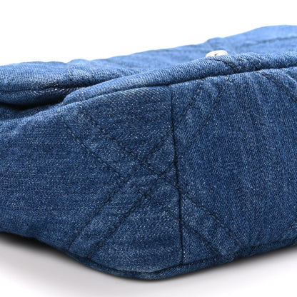Chanel Denim Quilted Medium Chanel 19 Flap Blue 9 of 11