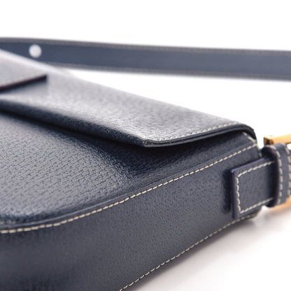 Fendi Boarskin Baguette Navy Blue 8 of 11