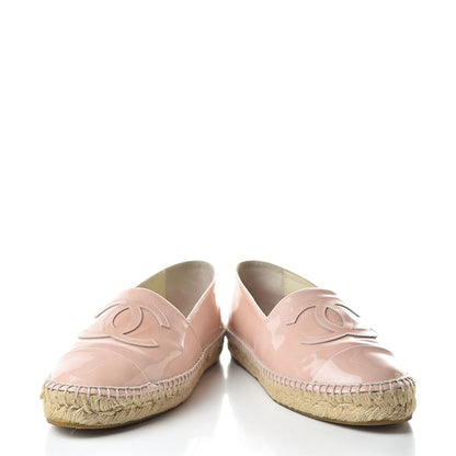 Chanel Patent CC Espadrilles 38 Pink 6 of 14
