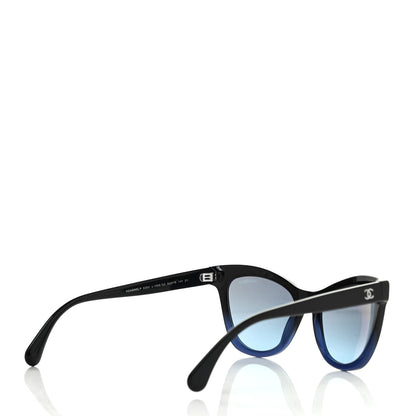 Chanel Acetate CC Cat Eye Summer Sunglasses 5350 Black 4 of 8