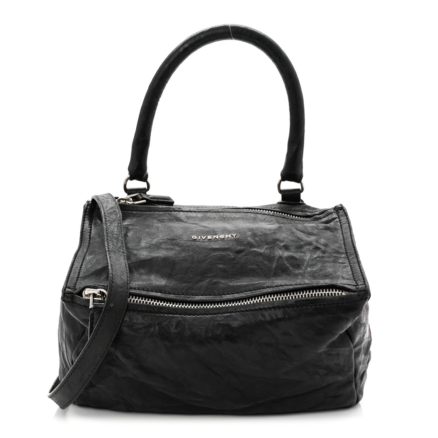 Givenchy Tumbled Sheepskin Small Pandora Black 1 of 10