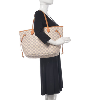 Louis Vuitton Damier Azur Neverfull MM 2 of 16