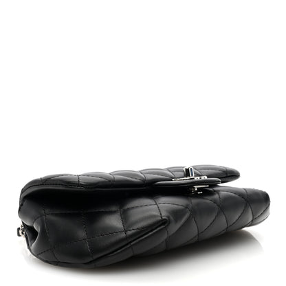Chanel Calfskin Quilted CC Uniform Flap Belt Bag Black 5 of 11