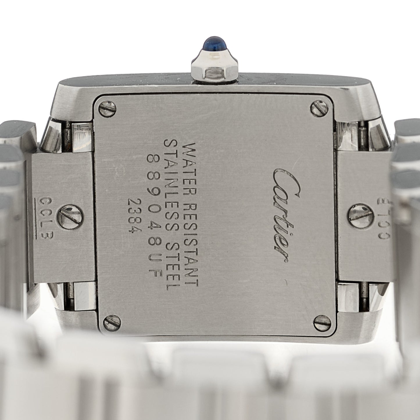Stainless Steel 20mm Tank Francaise Quartz Watch