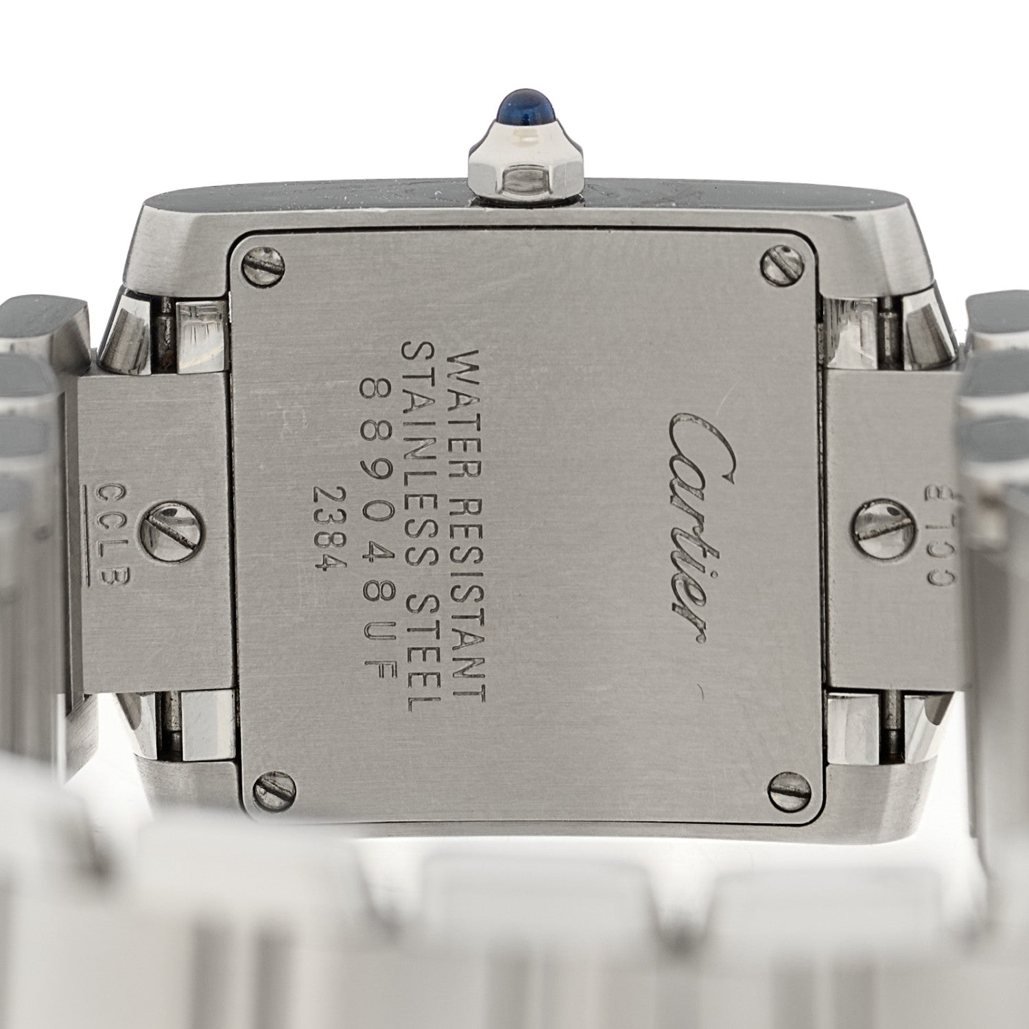 Cartier Stainless Steel 20mm Tank Francaise Quartz Watch 4 of 4