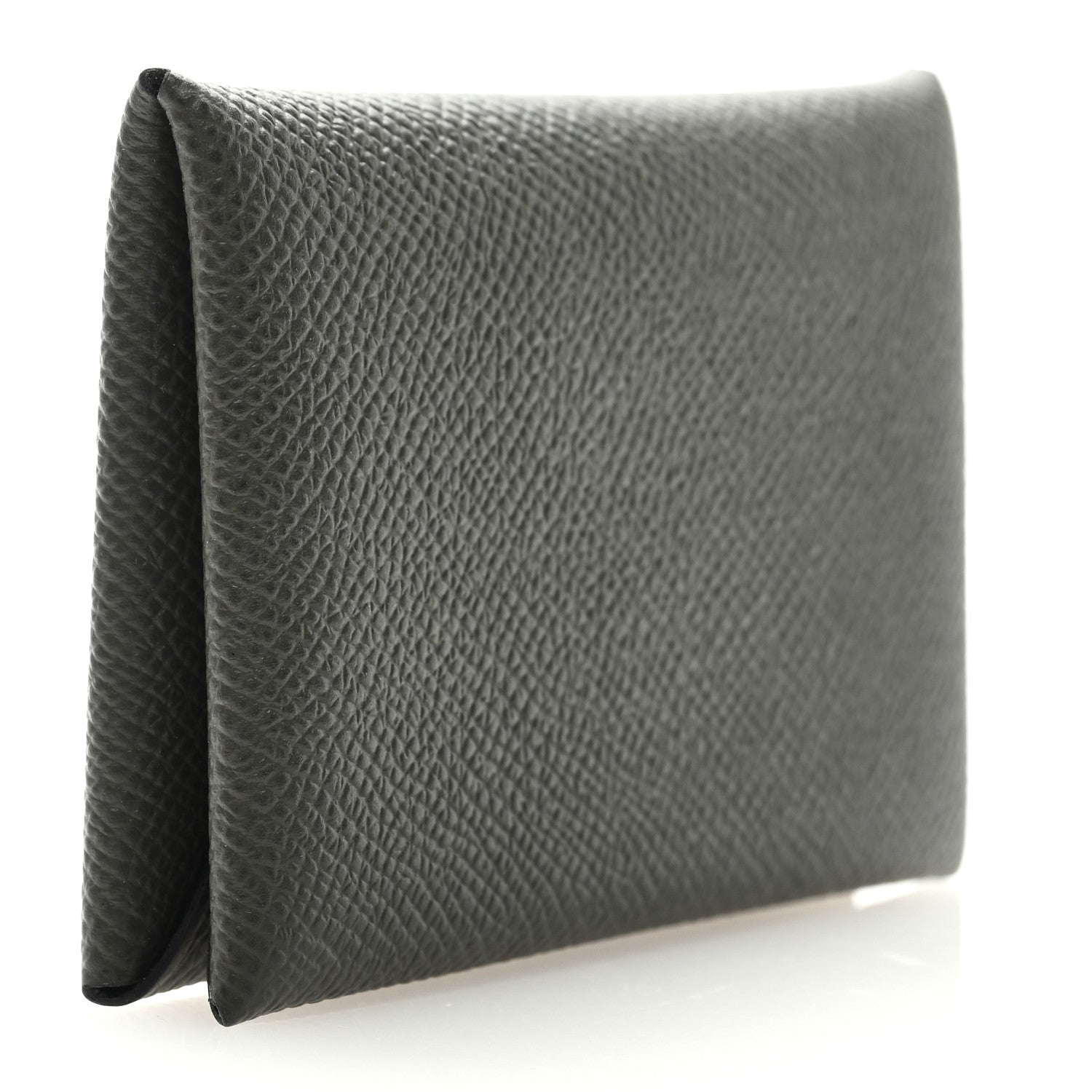 Hermes Epsom Calvi Card Case Etain 3 of 6