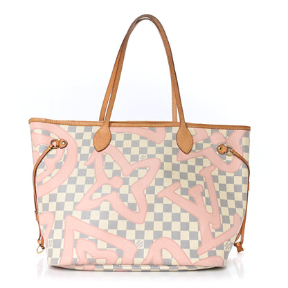 Louis Vuitton Damier Azur Tahitienne Neverfull MM 1 of 11