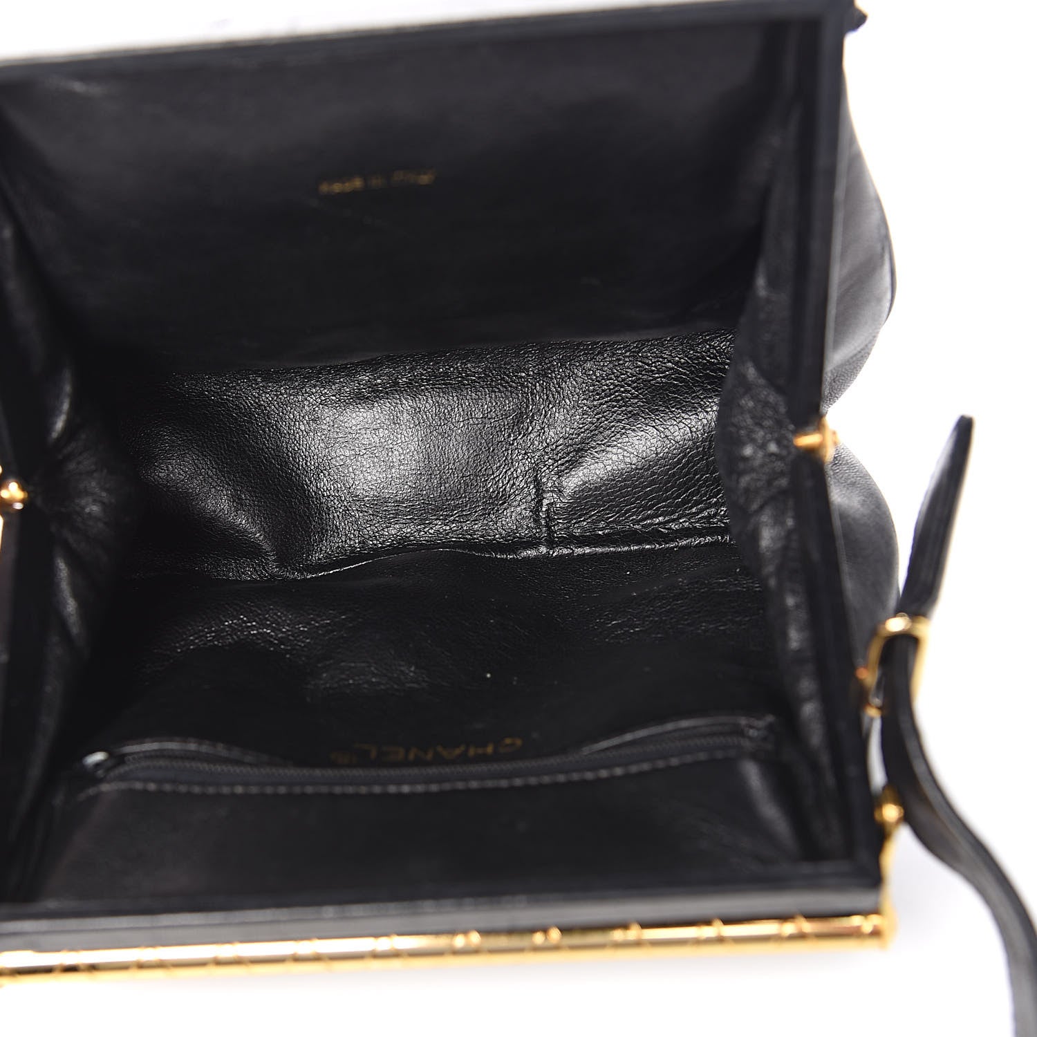 Chanel Lambskin Quilted Shoulder Bag Black 5 of 16