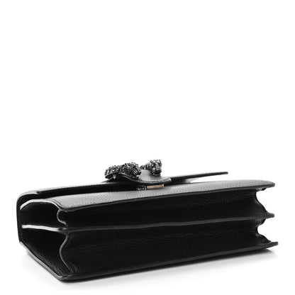 Gucci Dollar Calfskin Crystal Web Medium Dionysus Bamboo Top Handle Bag Black Black Diamond 3 of 11