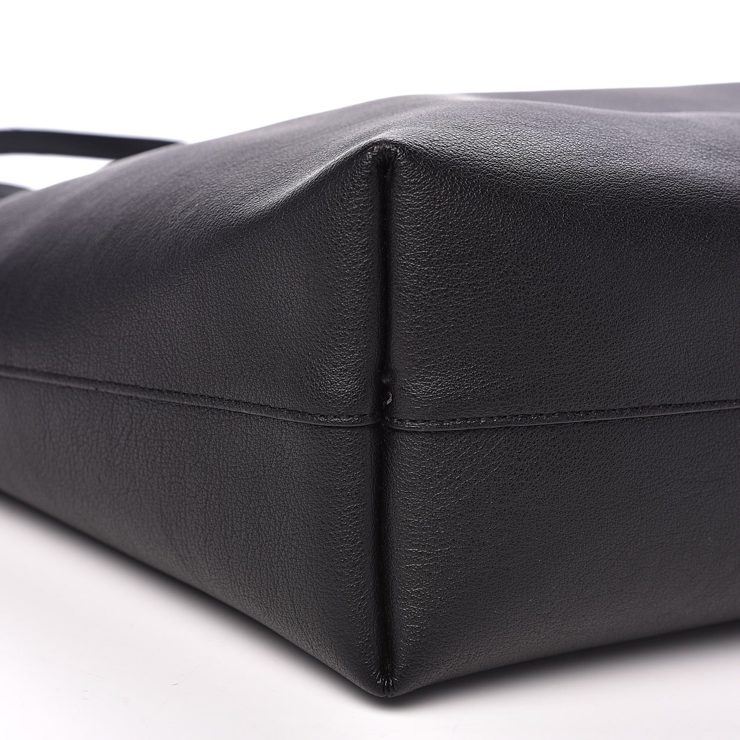 Calfskin Large Shopping Tote Black