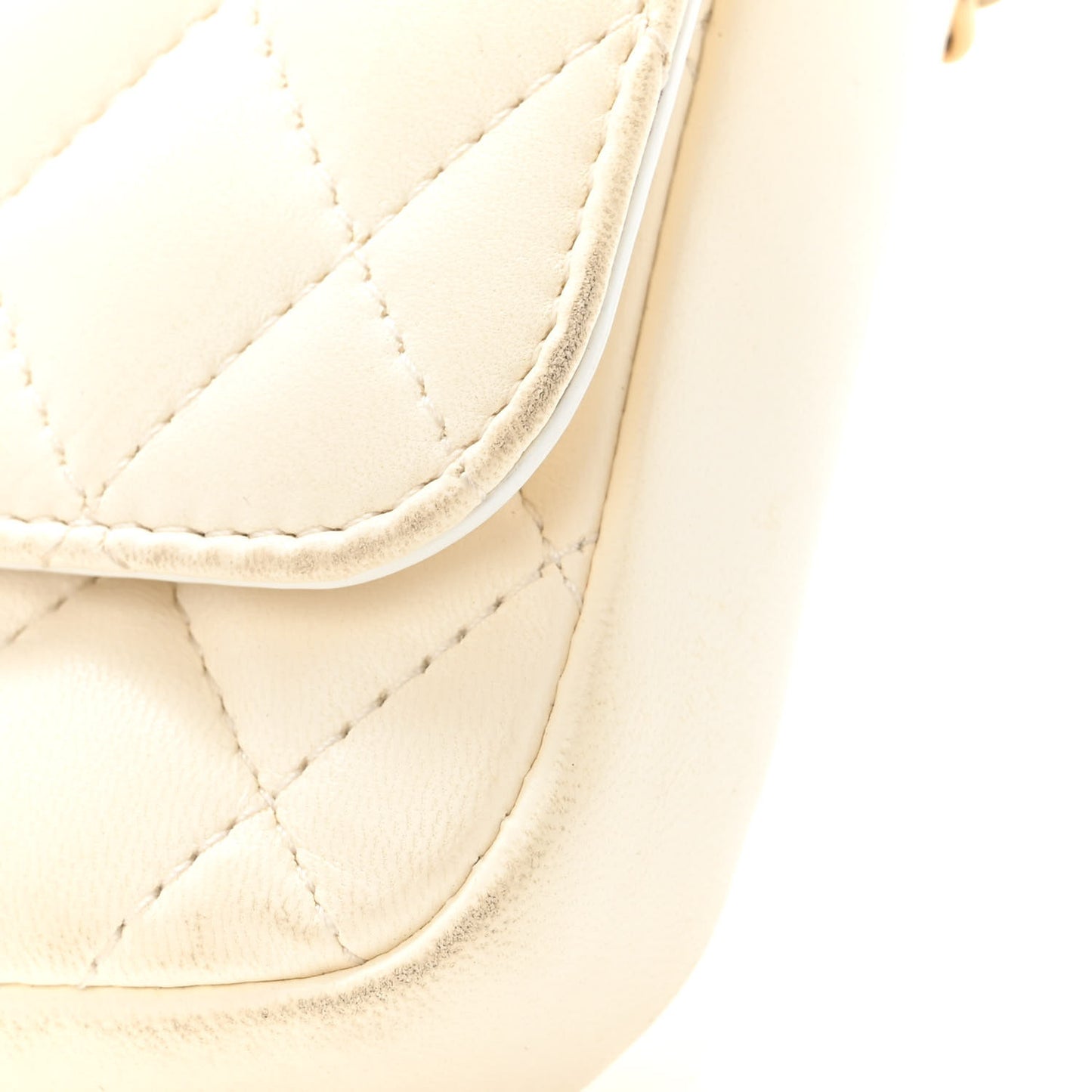 Lambskin Quilted Side Packs White Black