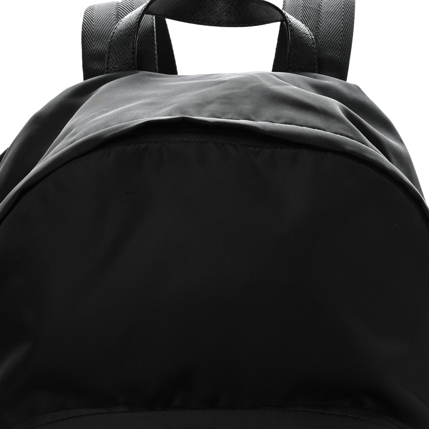 Tessuto Nylon Saffiano Day Backpack Black