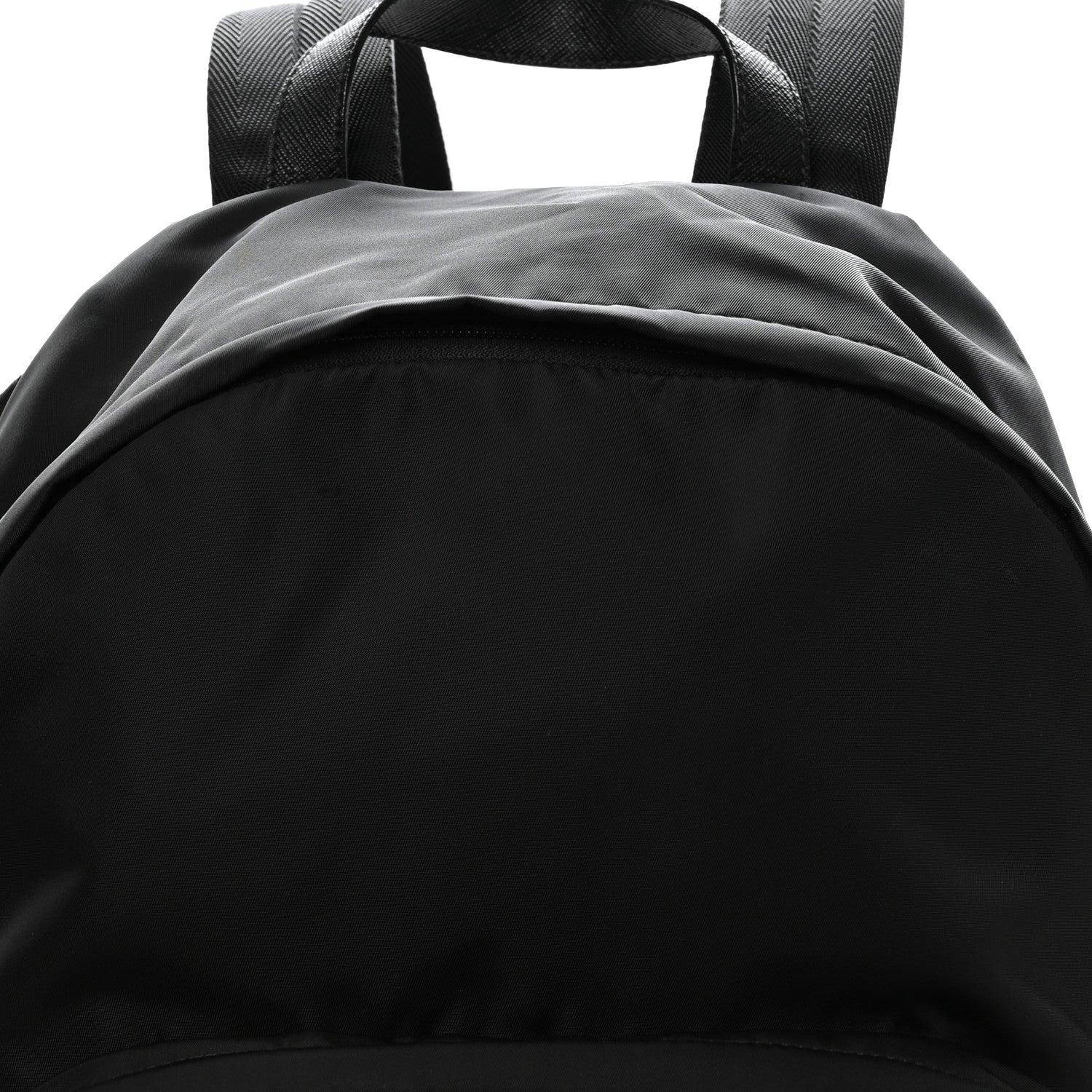Prada Tessuto Nylon Saffiano Day Backpack Black 8 of 11