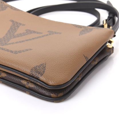 Louis Vuitton Reverse Monogram Giant Double Zip Pochette 6 of 9