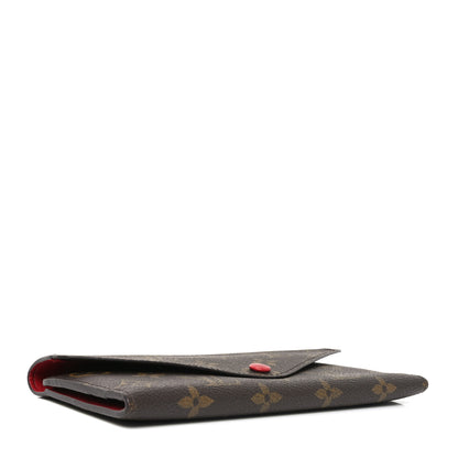 Louis Vuitton Monogram Josephine Wallet Red 5 of 8