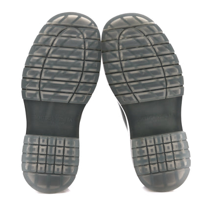 Bottega Veneta Calfskin Platform Derby Shoes 38 Black 5 of 15