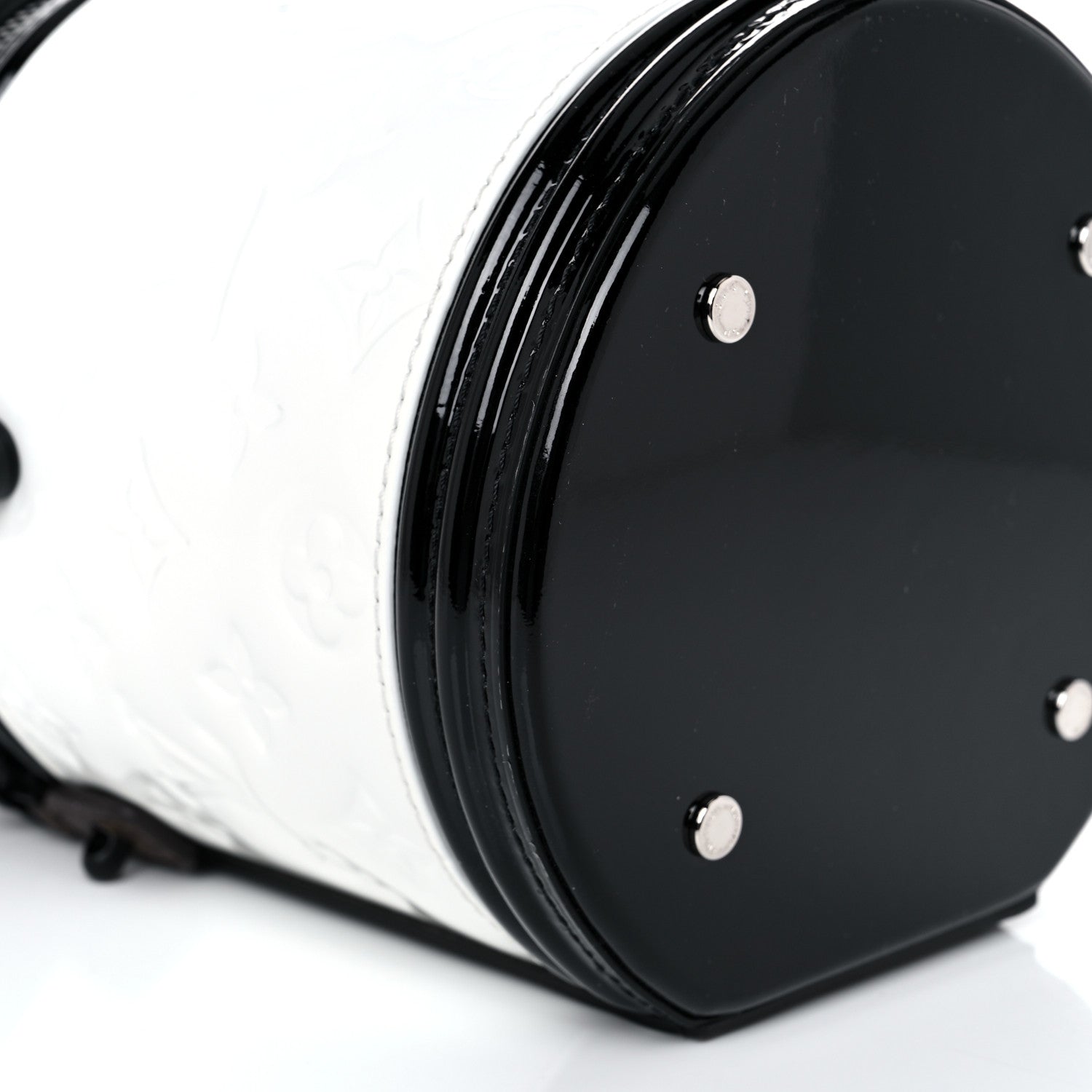 Louis Vuitton Monogram Patent Calfskin Cannes White 8 of 9