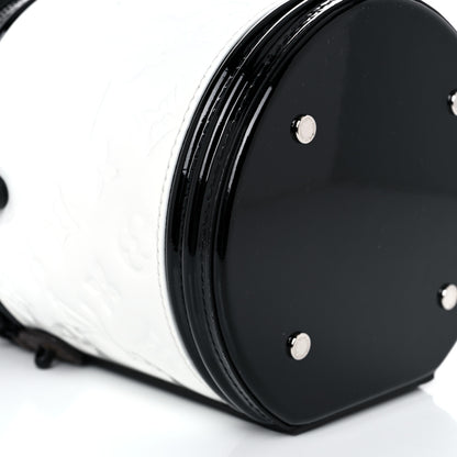 Louis Vuitton Monogram Patent Calfskin Cannes White 8 of 9