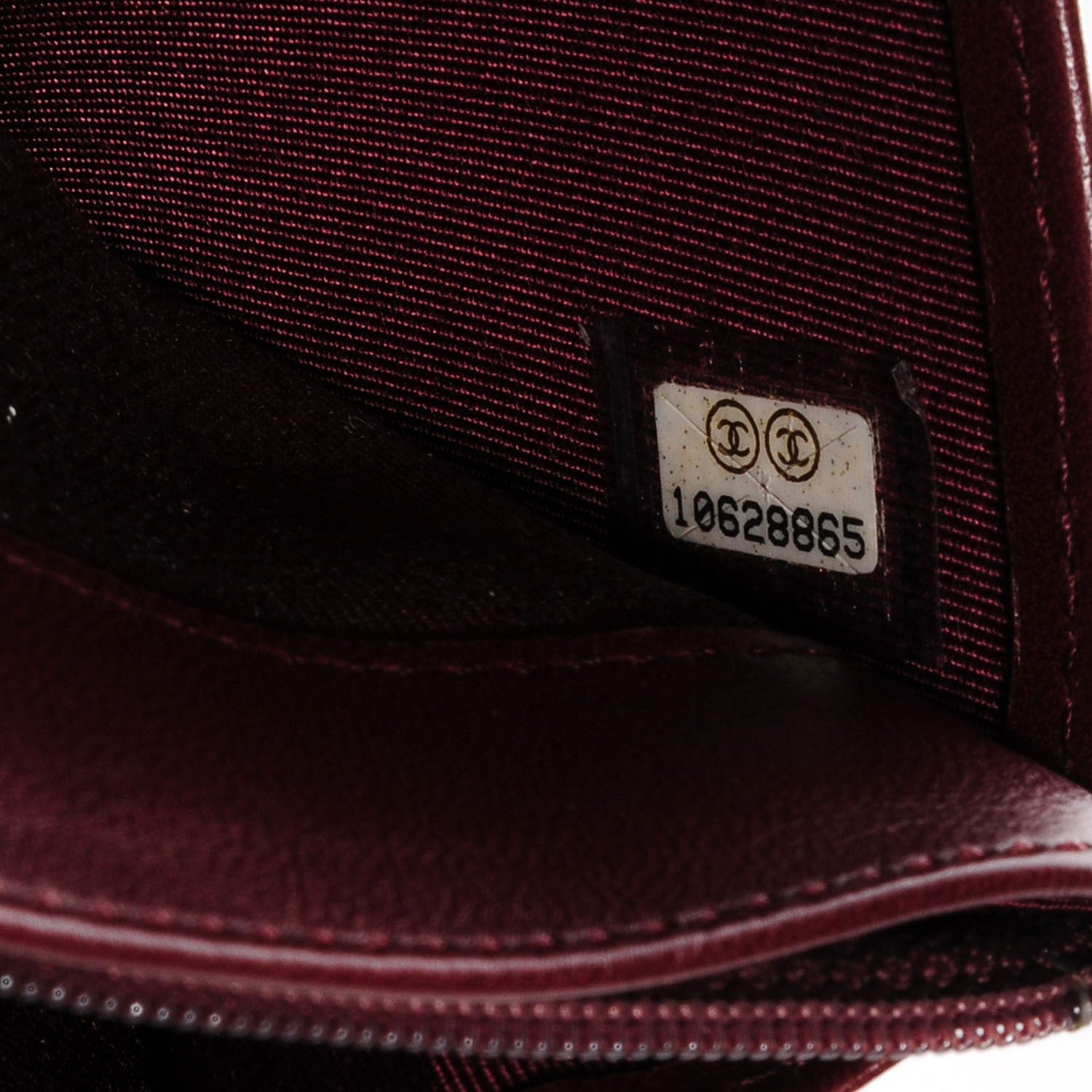 Chanel Lambskin Quilted Yen Wallet Black 8 of 8