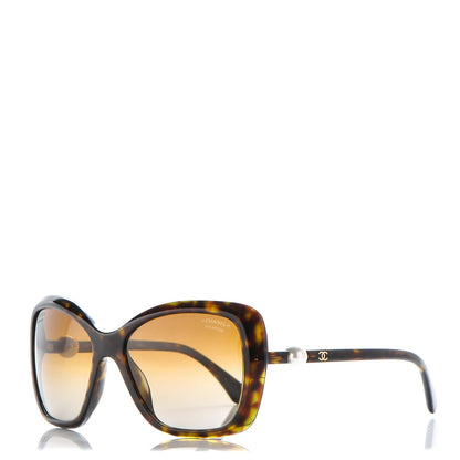 Chanel CC Pearl Sunglasses 5303-H Tortoise 1 of 8