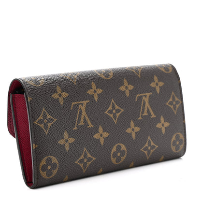 Louis Vuitton Monogram Emilie Wallet Fuchsia 3 of 10