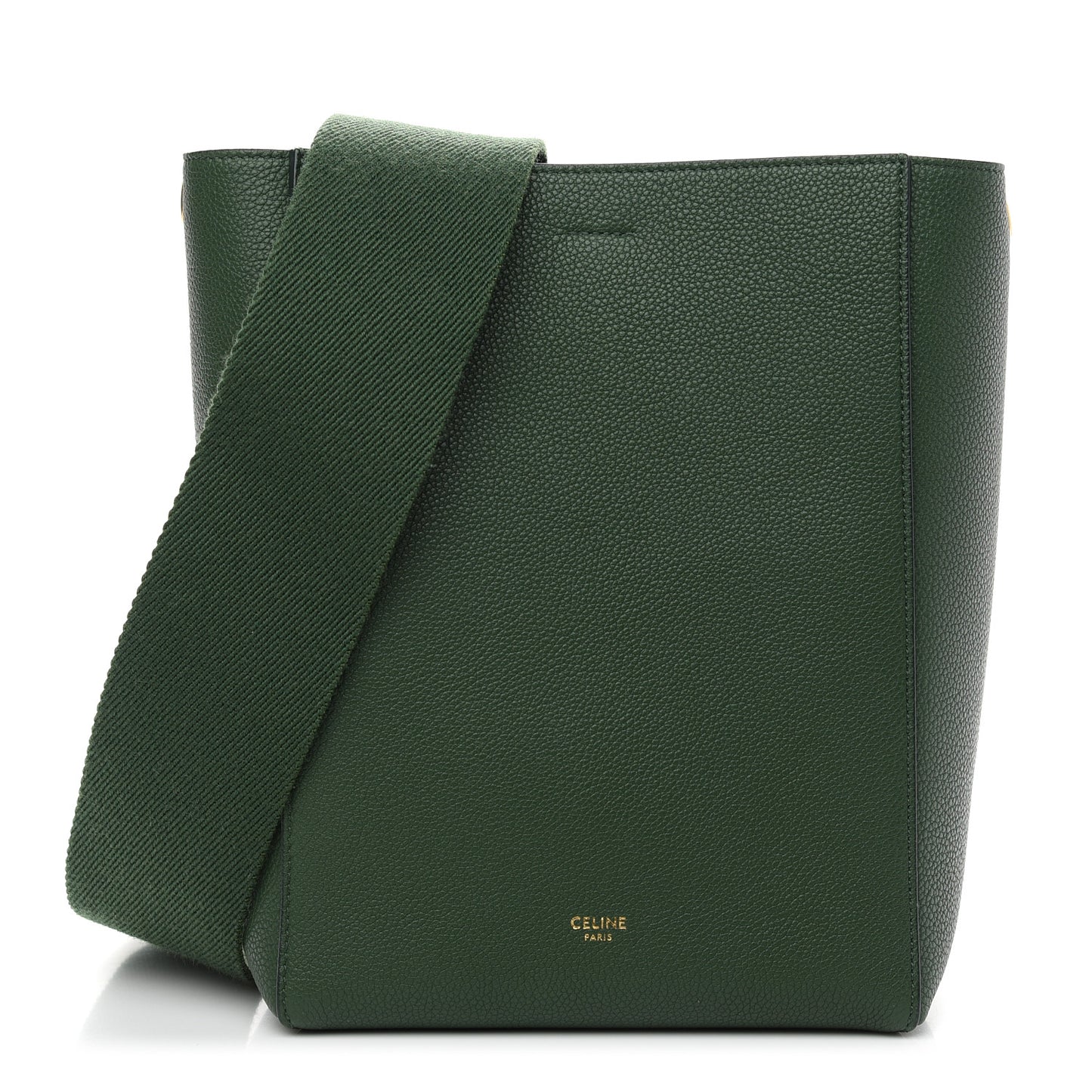 Soft Grained Calfskin Small Sangle Bucket Bag Amazone