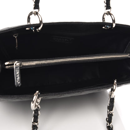 Chanel Caviar Quilted Grand Shopping Tote GST Black 5 of 8