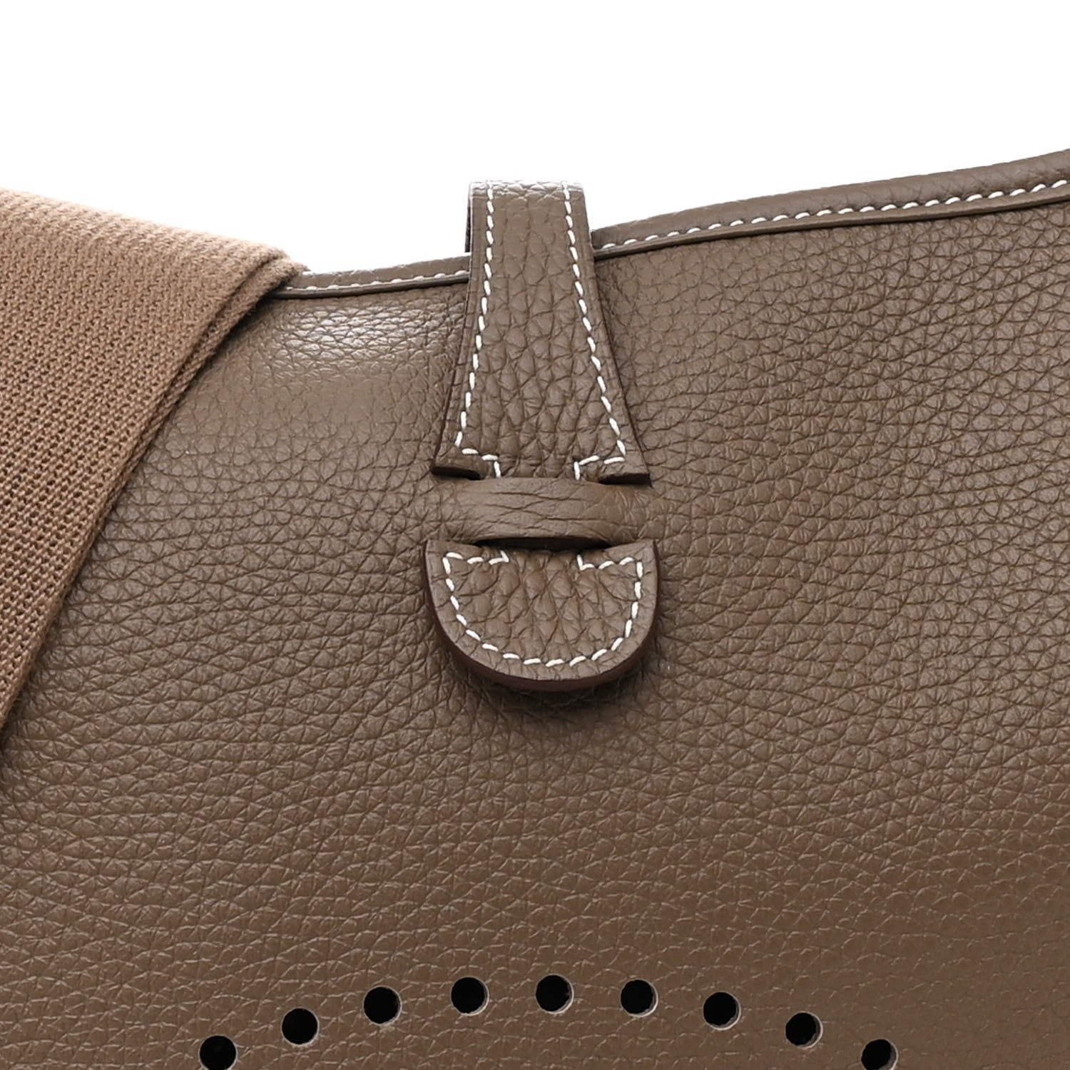 Hermes Taurillon Clemence Evelyne III Etoupe 8 of 11