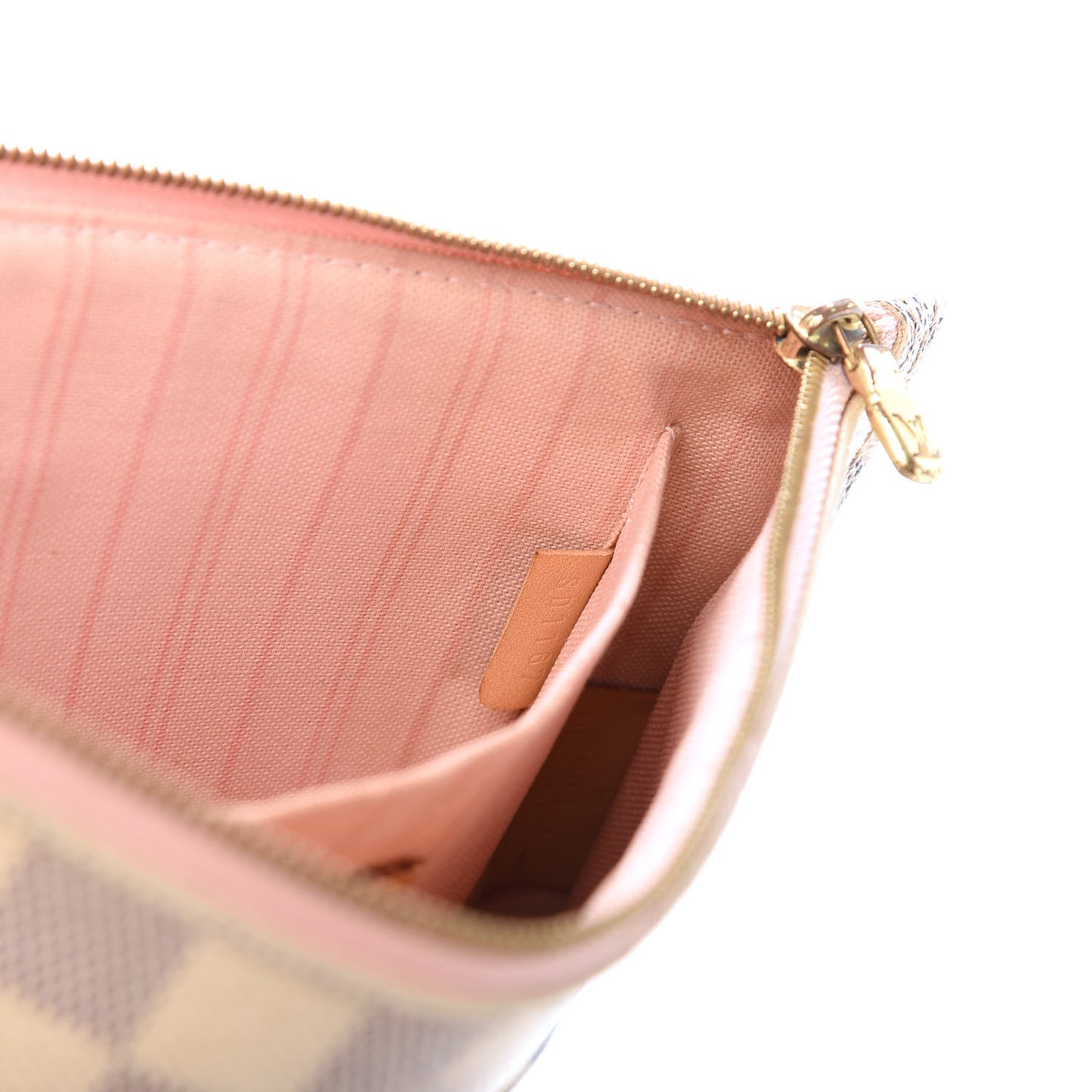 Damier Azur Neverfull MM GM Pochette Rose Ballerine