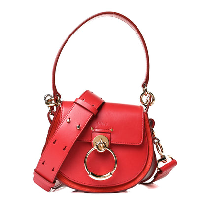 Chloe Calfskin Small Tess Bag Sepia Red 1 of 12