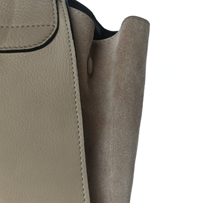 Celine Drummed Calfskin Suede Large Trapeze Sahara 23 of 26