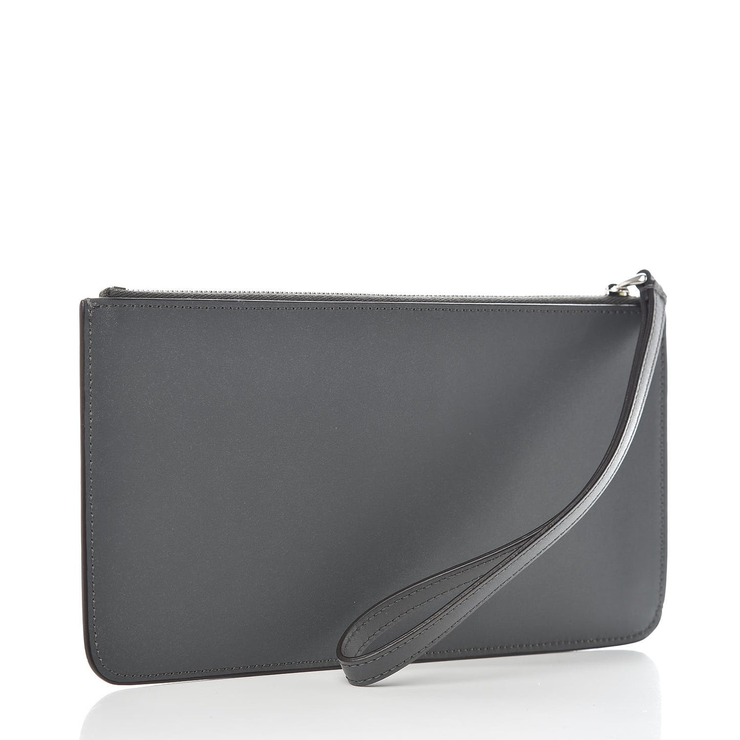 Vitello Liberty Studded Zip Pouch Asfalto Multicolor
