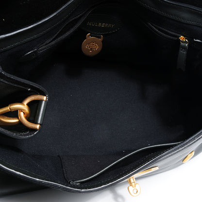 Mulberry Nappa and Suede Alexa Satchel Evergreen 13 of 15