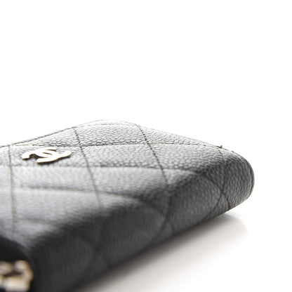 Chanel Caviar Quilted Zip Coin Purse Black 8 of 8