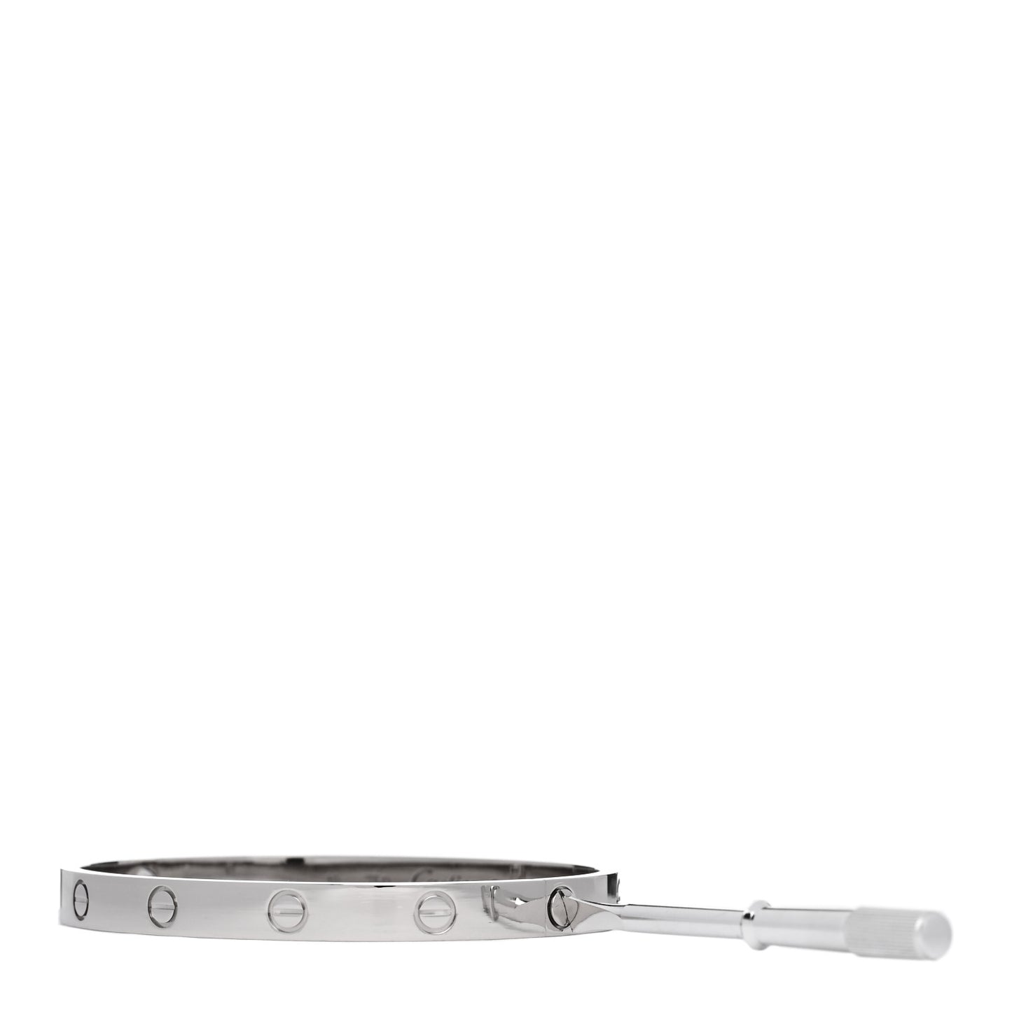 18K White Gold LOVE Bracelet 18