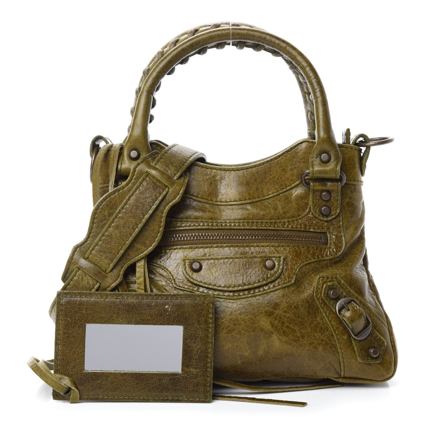 Balenciaga Chevre Classic Hardware Mini Classique Olive 1 of 15