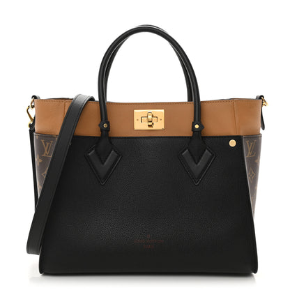 Louis Vuitton Calfskin Monogram On My Side Black 1 of 8